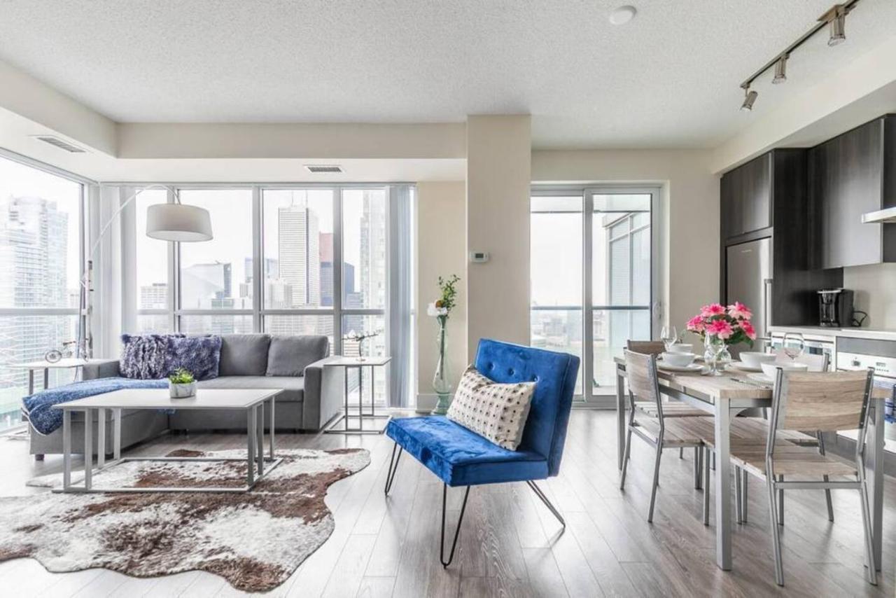 Villa Stunning Views Of Downtown - Luxury High Rise With King Bed! à Toronto Extérieur photo
